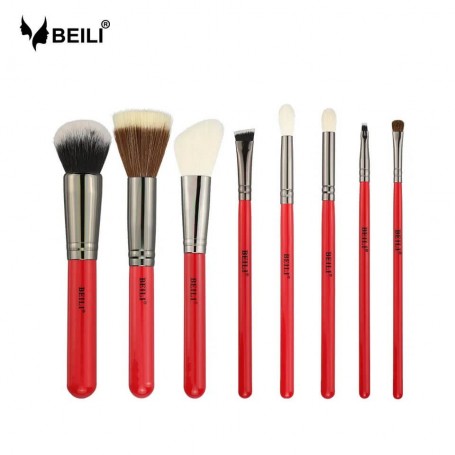Set 8 pensule make-up Beili Red