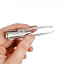 Penseta sprancene BioMaser inox cu  lumina
