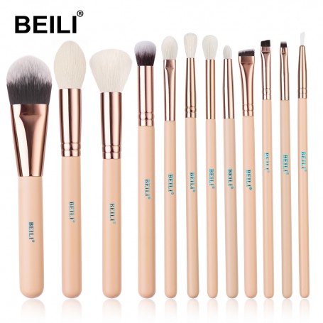 Set 12 pensule make-up Beili Cream